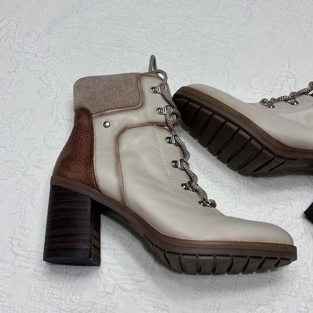 PIKOLINOS High-Heel Ankle Boot Leather Pompeya Sz 39 NWT